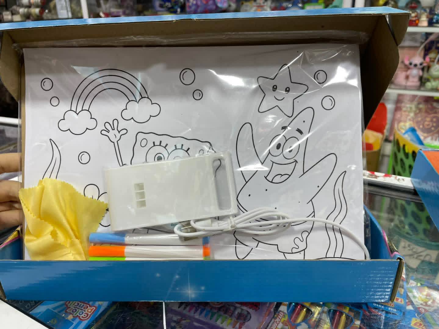 Tablette lumineuse LED dans sa boîte