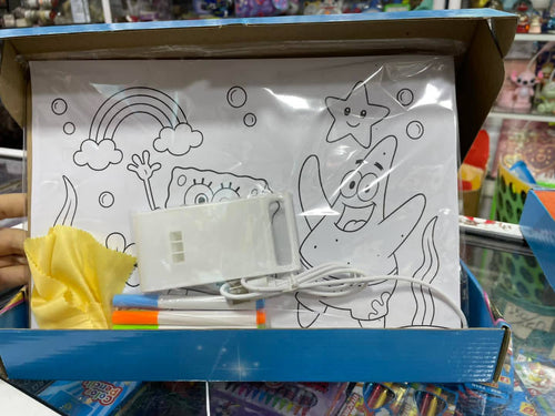 Tablette lumineuse LED dans sa boîte