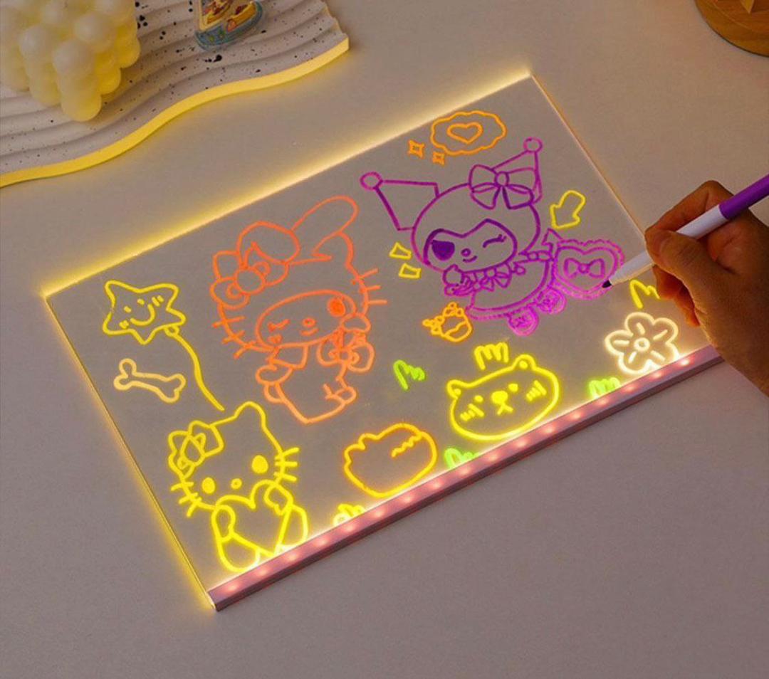 Contenu de la boîte - tablette lumineuse LED enfant